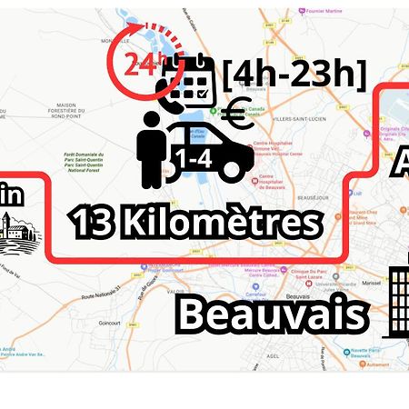 Chambre Calme Et Accueillante 13 Kmtrs Aeroport, Parking Gratuit, Navette Gare Ou Aeroport Saint-Germain-la-Poterie Kültér fotó
